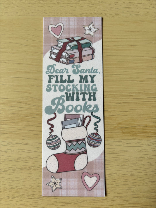 Christmas bookish bookmarks