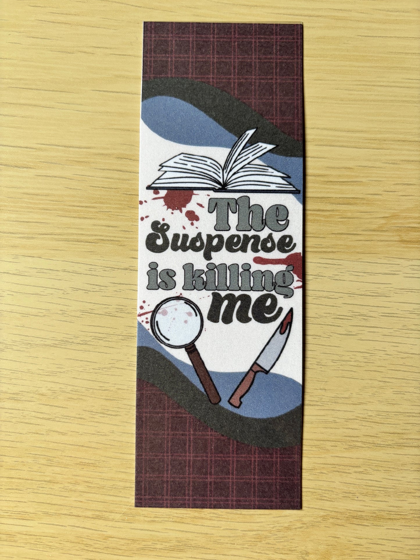 Murder mystery bookmarks