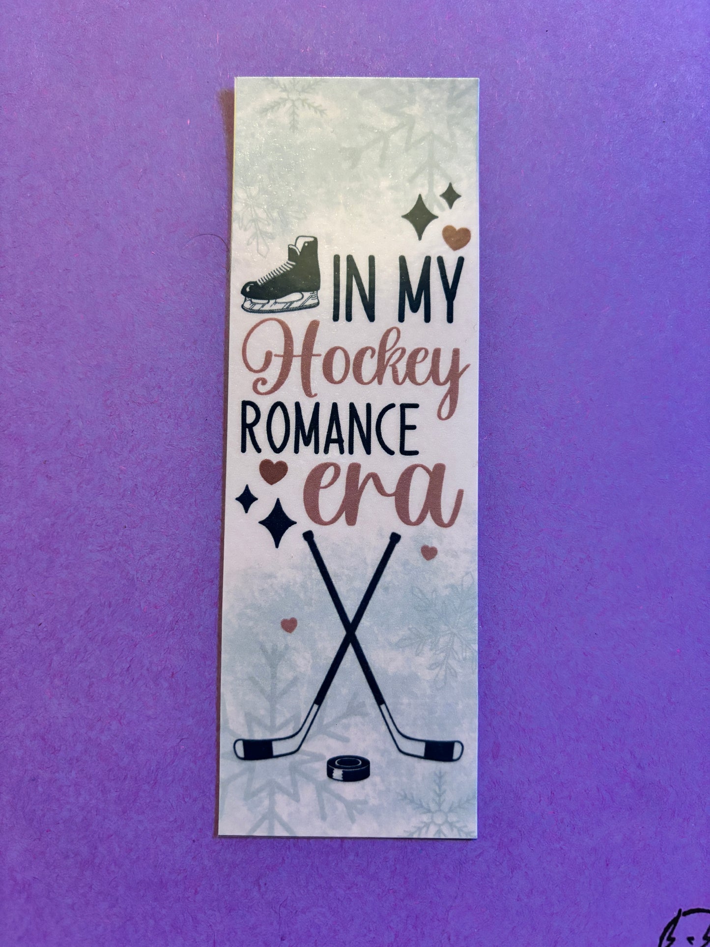 In my hockey romance era bookmark