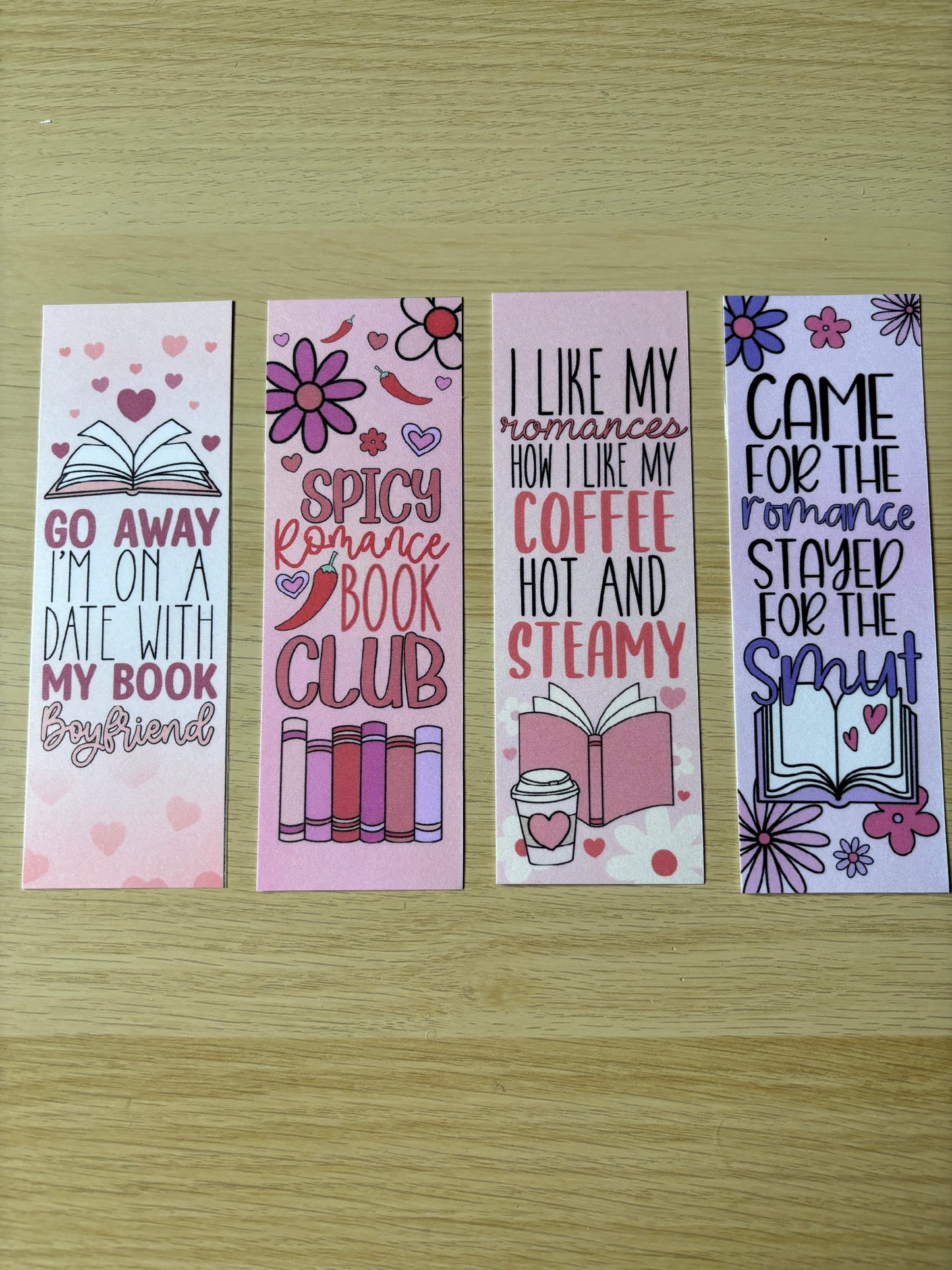 Spicy, Steamy, Romance bookmarks