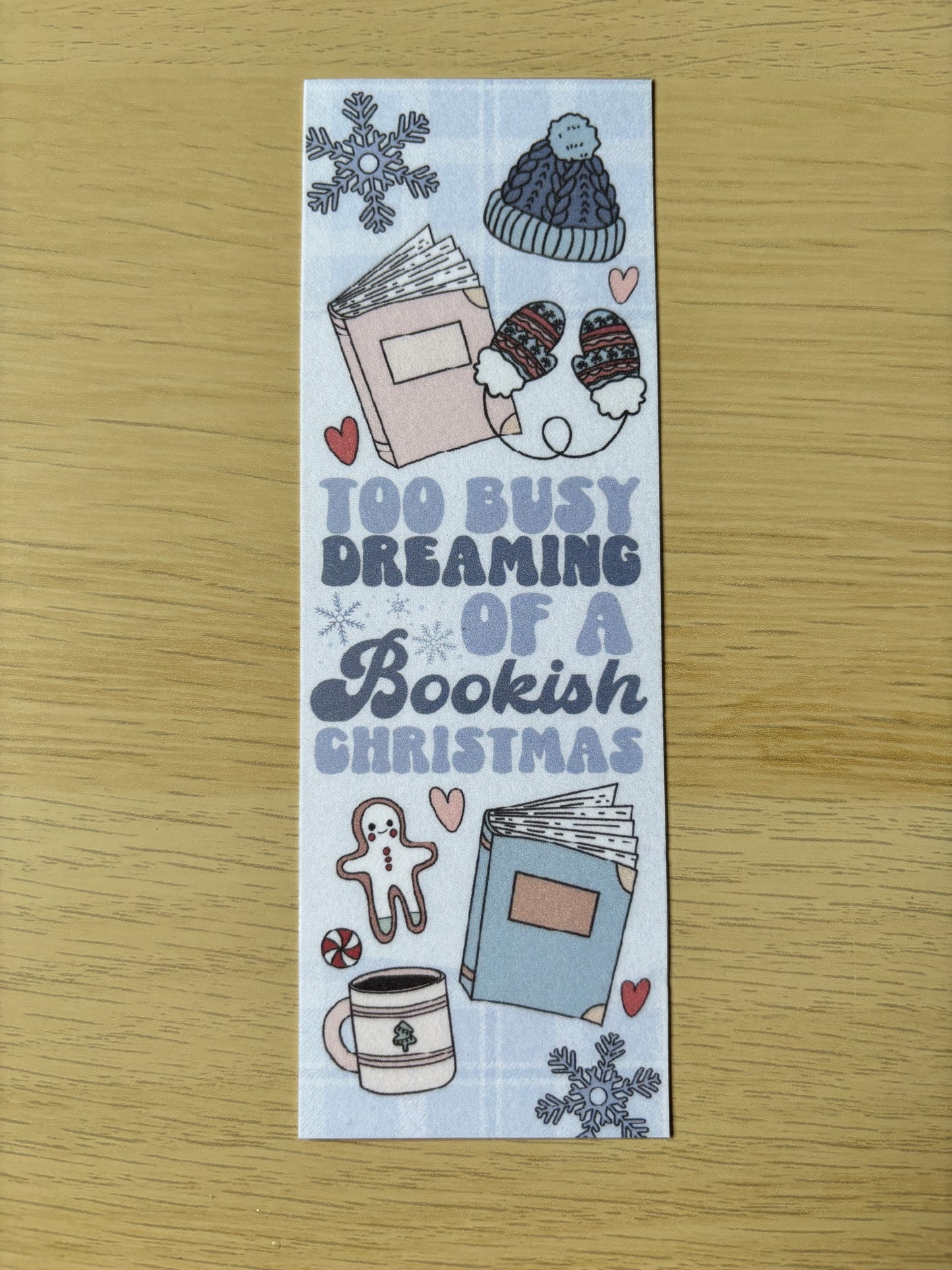 Christmas bookish bookmarks