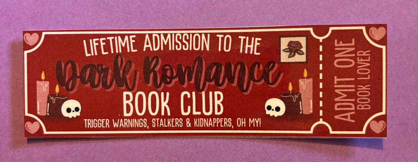 Dark Romance Bookmark