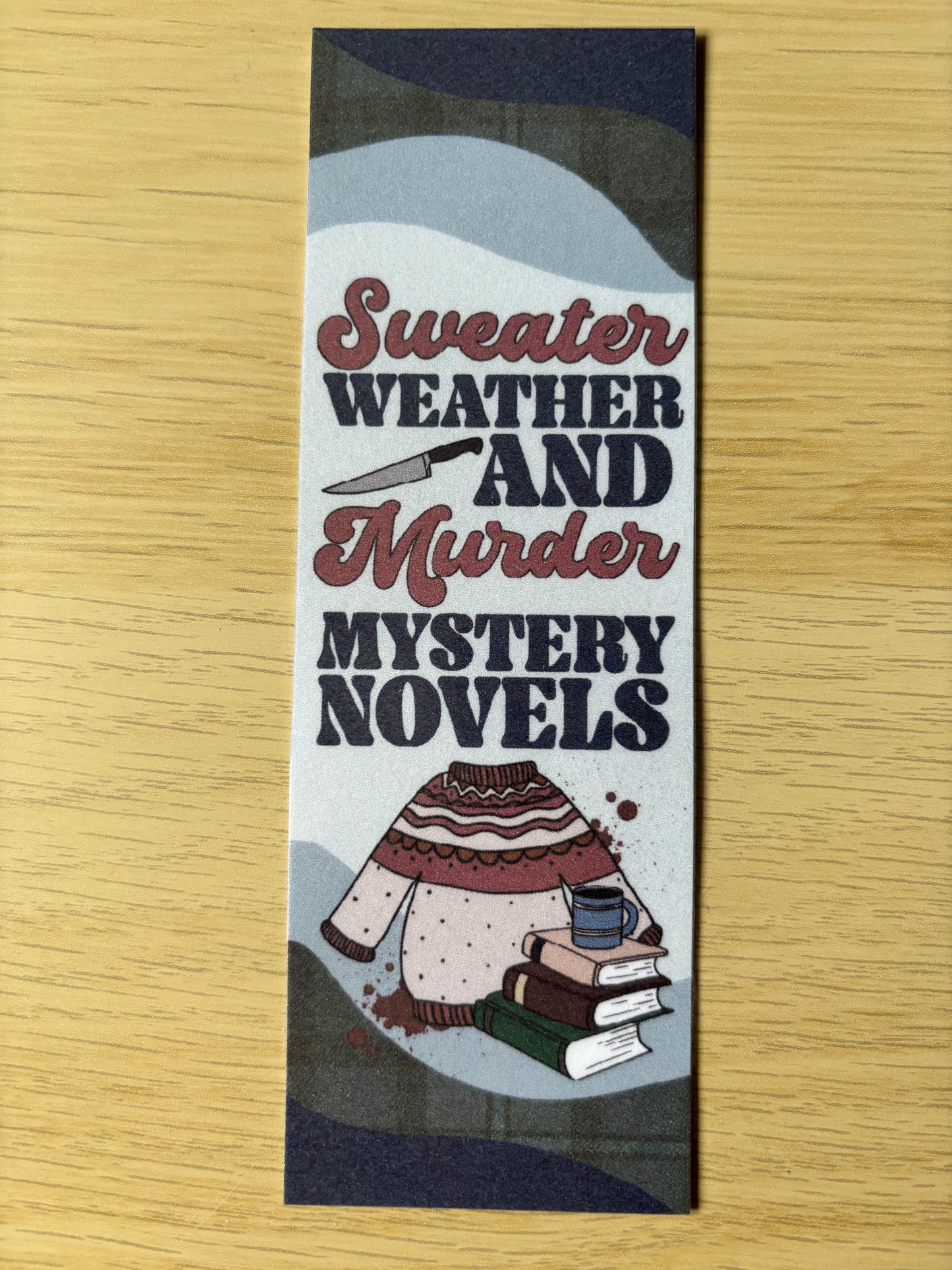 Murder mystery bookmarks