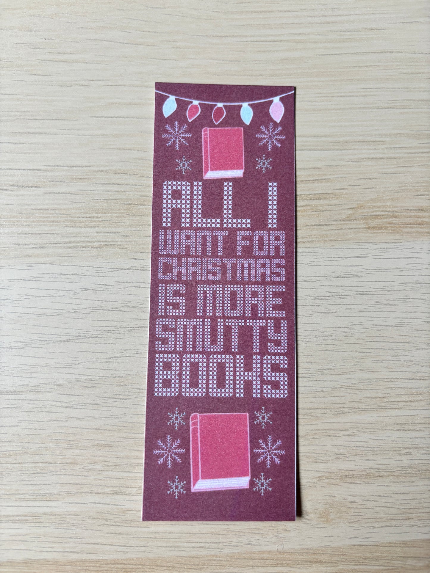 Christmas spicy bookmarks