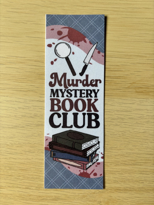 Murder mystery bookmarks